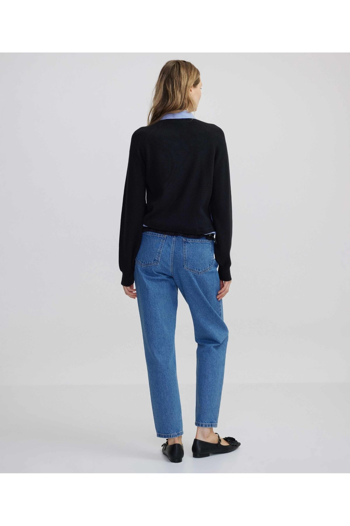 Triko mix çizgili gömlek Triko mix çizgili gömlek