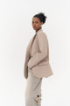 Mai Collection Emma Dikiş Detay Bej Blazer Mai Collection Emma Dikiş Detay Bej Blazer