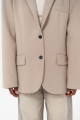 Mai Collection Emma Dikiş Detay Bej Blazer Mai Collection Emma Dikiş Detay Bej Blazer
