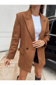 Kadın Süet Kumaş Astarlı Taba Blazer Ceket Kadın Süet Kumaş Astarlı Taba Blazer Ceket