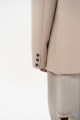 Mai Collection Emma Dikiş Detay Bej Blazer Mai Collection Emma Dikiş Detay Bej Blazer
