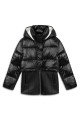 Suni deri mıx puffer mont Suni deri mıx puffer mont