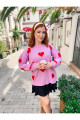 kalp desenli oversize triko kazak kalp desenli oversize triko kazak
