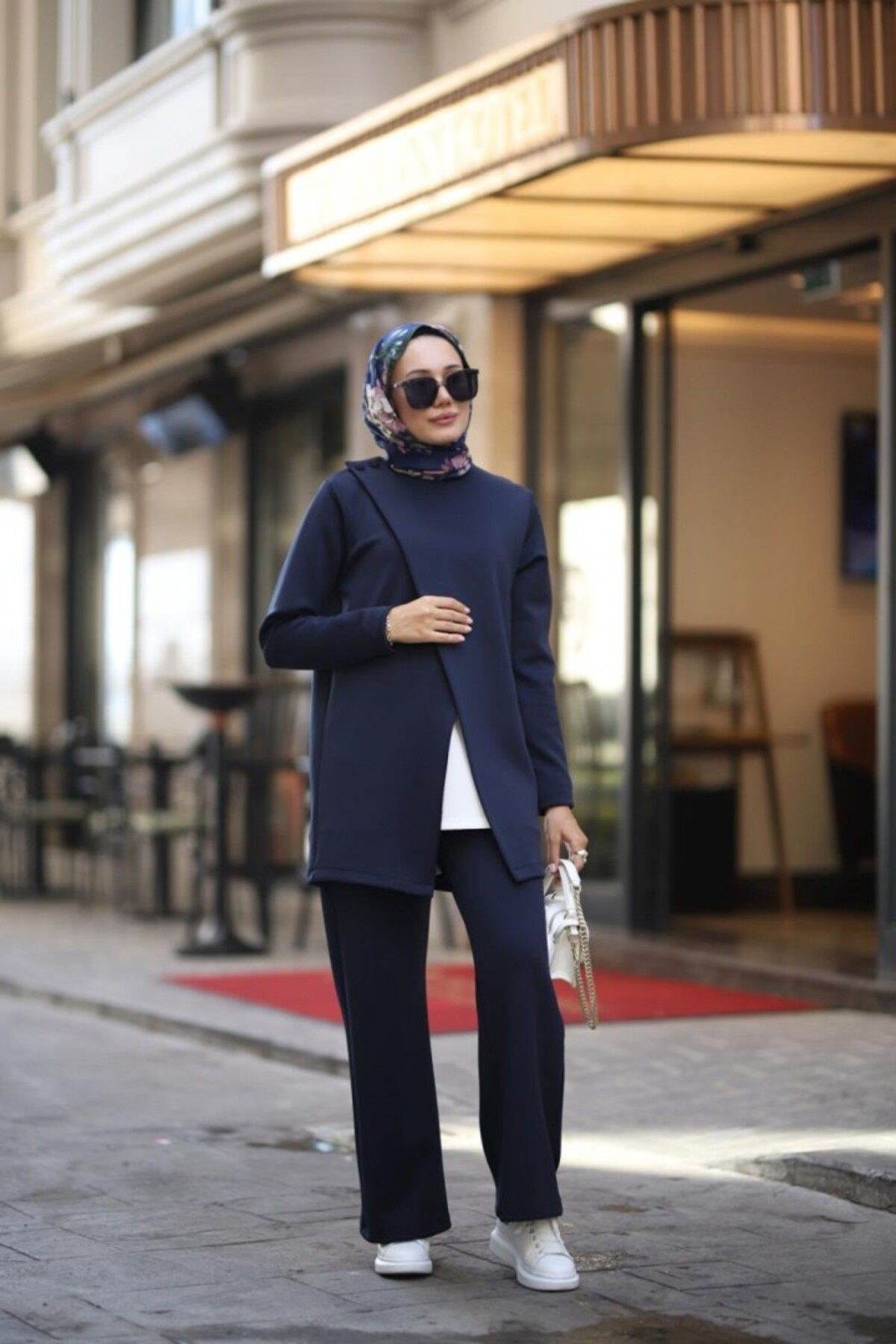 Tesettür Boom Takım Lacivert Model-520 Tesettür Boom Takım Lacivert Model-520