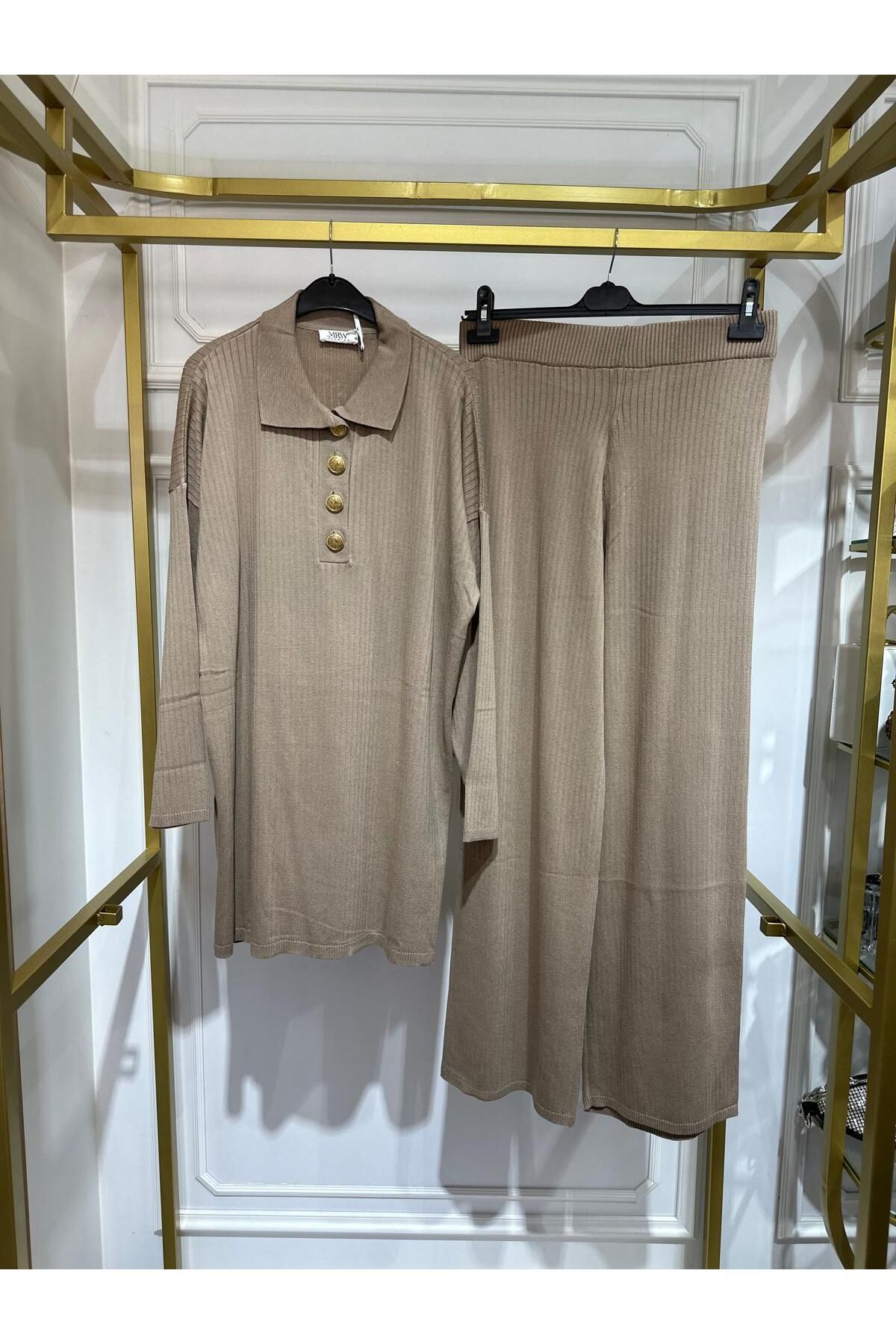 Kadın Triko Blazer Takım Kadın Triko Blazer Takım