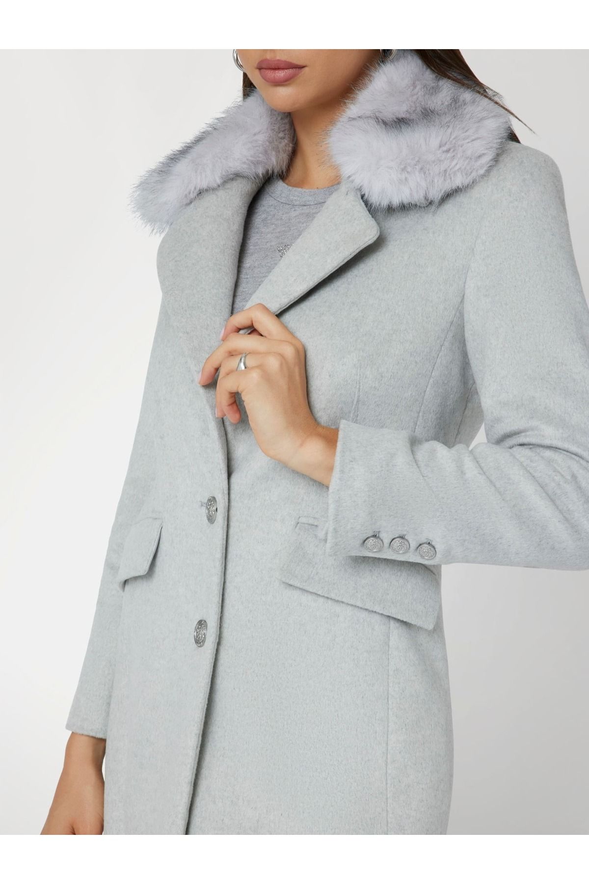 Nancy Fit Coat Faux