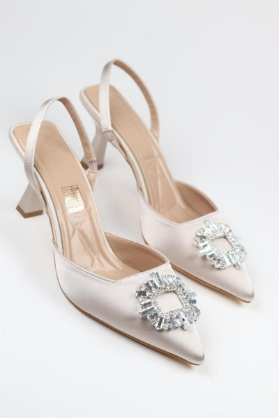 Kadın Taş Detaylı Abiye Topuklu Ayakkabı Kadın Taş Detaylı Abiye Topuklu Ayakkabı