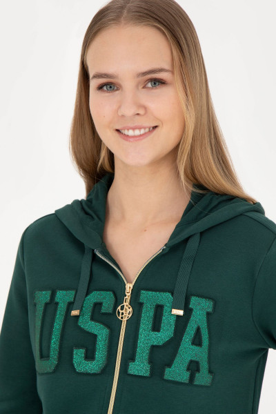 US POLO KADIN UZUN FERMUARLI SWEATSHİRT US POLO KADIN UZUN FERMUARLI SWEATSHİRT