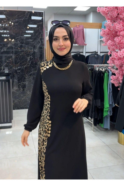 Zahide Elbise Siyah Beden 1-38-40 Zahide Elbise Siyah Beden 1-38-40