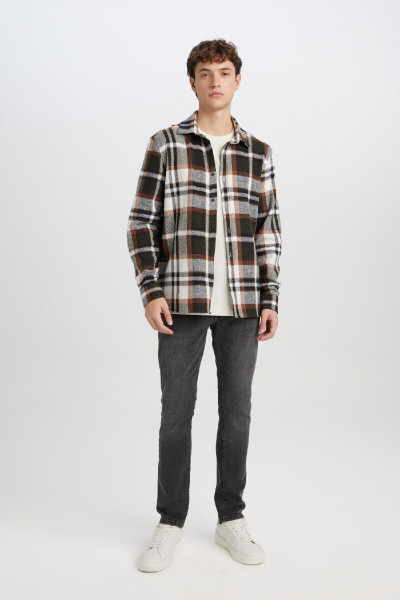 Regular Fit Normal Kesim Kareli Oduncu Flanel Uzun Kollu Gömlek S9275az24au Regular Fit Normal Kesim Kareli Oduncu Flanel Uzun Kollu Gömlek S9275az24au