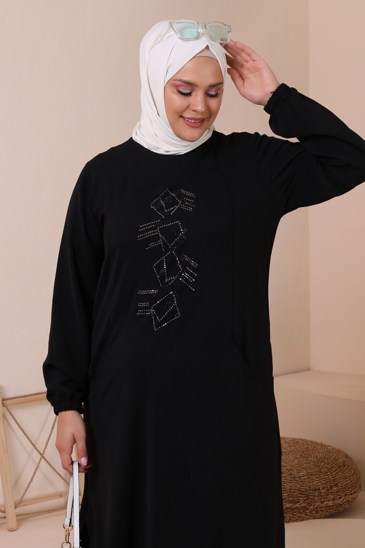 Tesettur Ayrobin Ikili Takim Buyuk Beden Tunik Pantolon Kadin Siyah Tesettur Ayrobin Ikili Takim Buyuk Beden Tunik Pantolon Kadin Siyah
