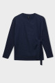 Lacivert Regular Fit Bisiklet Yaka Bağlama Detaylı Casual Bürümcük Uzun Kollu Tişört E1800ax24wn Lacivert Regular Fit Bisiklet Yaka Bağlama Detaylı Casual Bürümcük Uzun Kollu Tişört E1800ax24wn