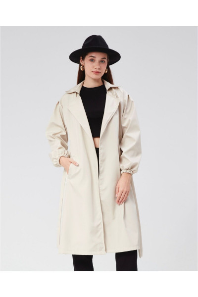 Kruvaze Yaka Kadın Trençkot Kruvaze Yaka Kadın Trençkot