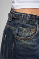 Kadın T.Kot Rengi Süper Baggy Fit Kemer Detaylı Denim Kadın T.Kot Rengi Süper Baggy Fit Kemer Detaylı Denim
