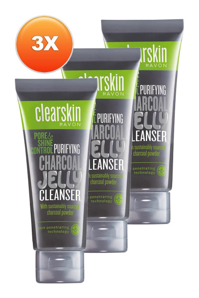 Pore Shine Gözenek ve Parlaklık Kontrolü için Jel Temizleyici 125 Ml. Üçlü Set Pore Shine Gözenek ve Parlaklık Kontrolü için Jel Temizleyici 125 Ml. Üçlü Set