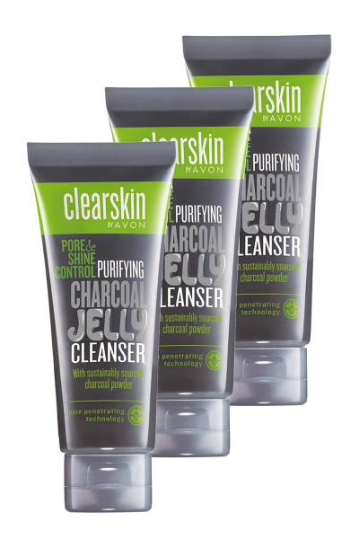 Pore Shine Gözenek ve Parlaklık Kontrolü için Jel Temizleyici 125 Ml. Üçlü Set Pore Shine Gözenek ve Parlaklık Kontrolü için Jel Temizleyici 125 Ml. Üçlü Set