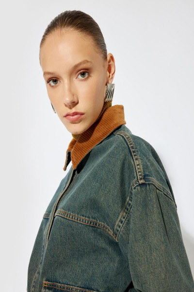 Koyu Indigo Kadın Ceket 5WAL50031MD