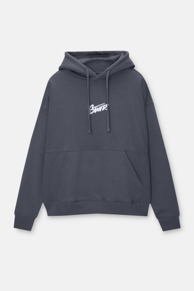 STWD baskılı kapüşonlu sweatshirt STWD baskılı kapüşonlu sweatshirt
