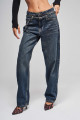 Kadın T.Kot Rengi Taılored Fit Kemerli %100 Koton Denim Kadın T.Kot Rengi Taılored Fit Kemerli %100 Koton Denim