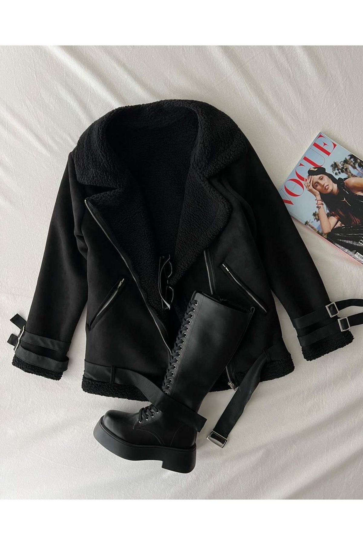 Yeni Sezon Kadın Içi Rapitli Kemer Detaylı Zr Deri Süet Mont Yeni Sezon Kadın Içi Rapitli Kemer Detaylı Zr Deri Süet Mont