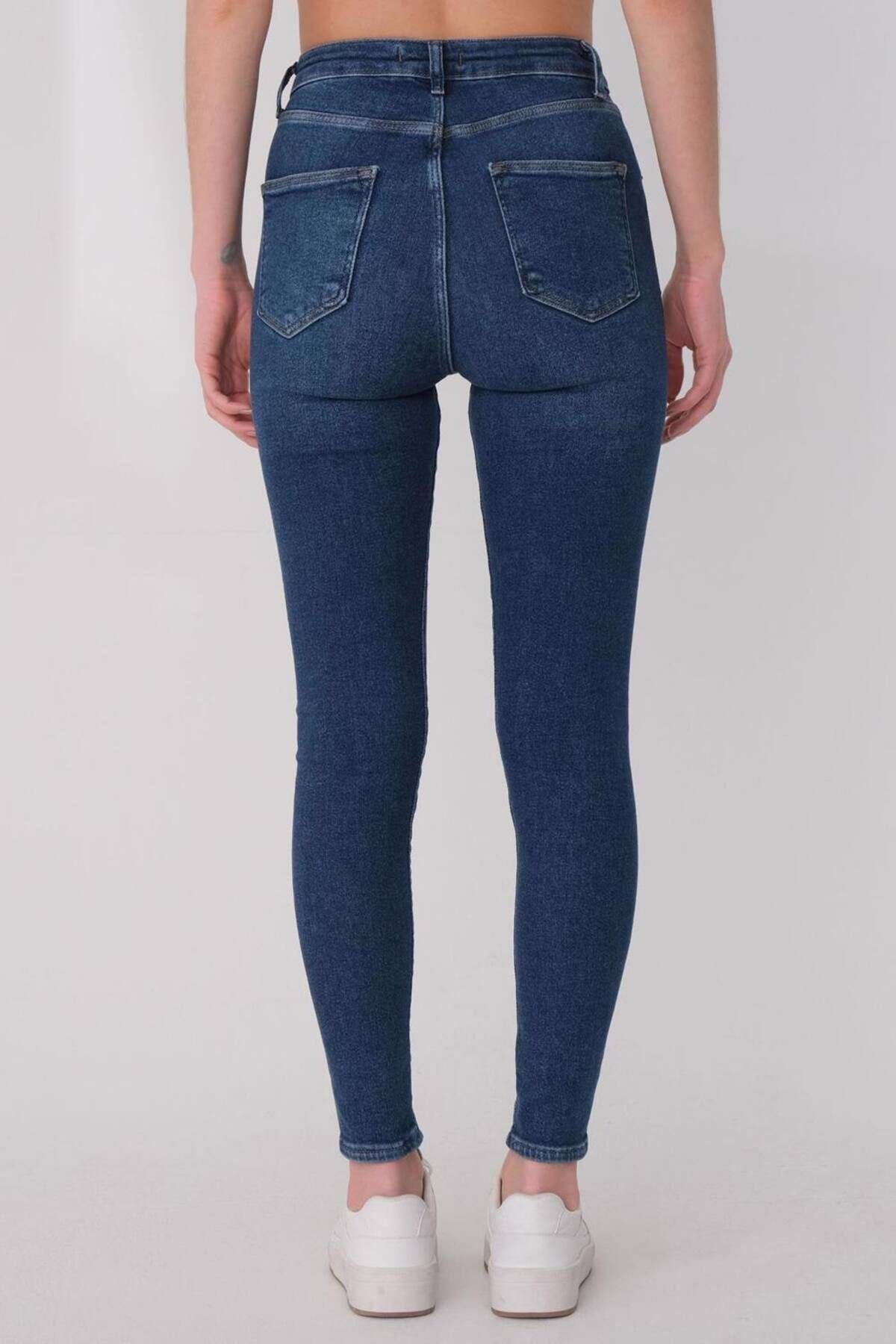 Yüksek Bel Skinny Jean Pantolon Pn6578-pnp Yüksek Bel Skinny Jean Pantolon Pn6578-pnp