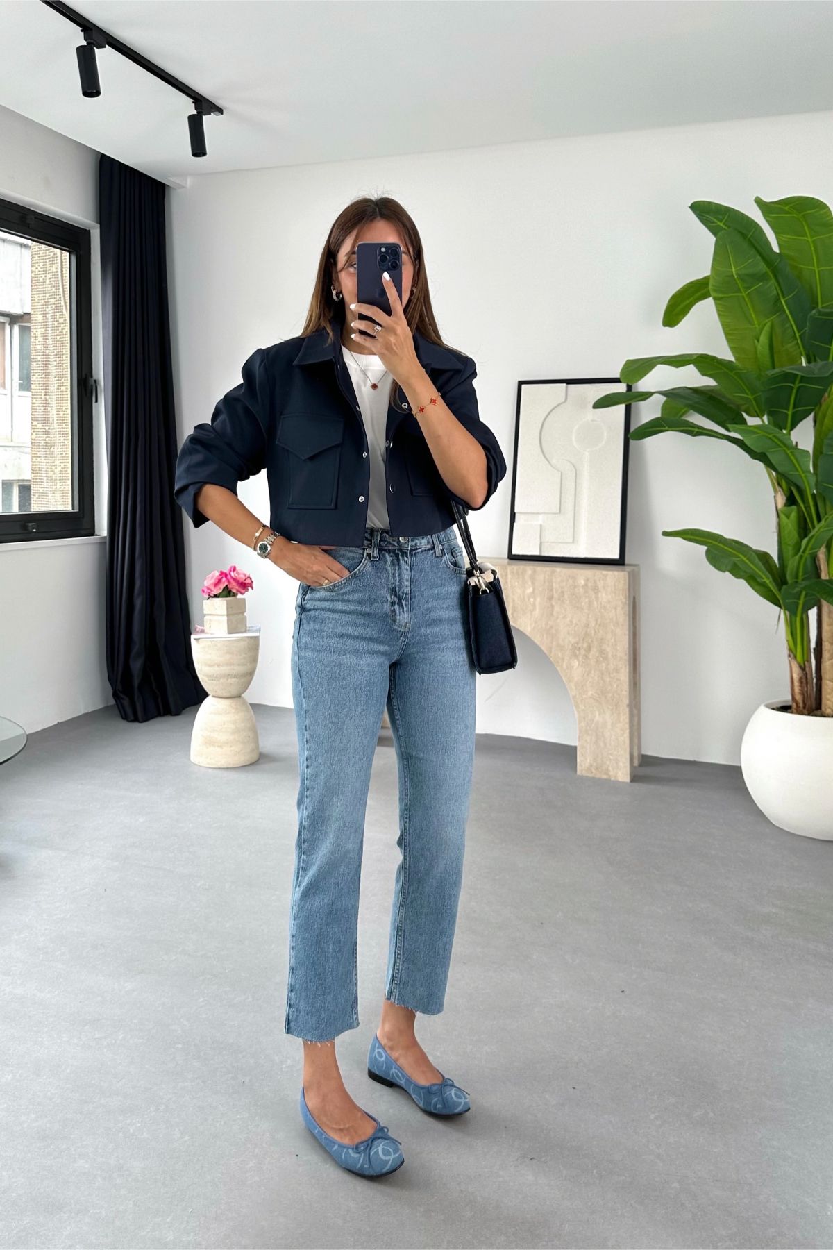 ZR Alessi Orta Mavi Slim Fit Jean ZR Alessi Orta Mavi Slim Fit Jean