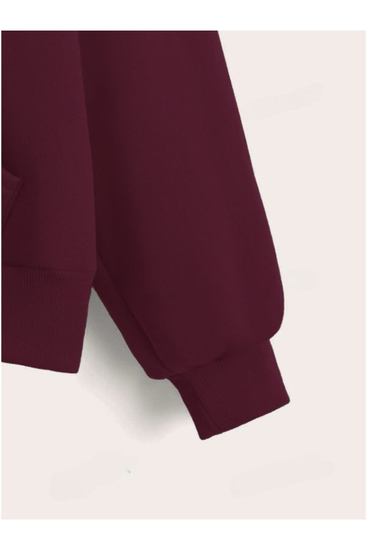 Unisex Kapüşonlu Fermuarlı Oversize Sweatshirt Unisex Kapüşonlu Fermuarlı Oversize Sweatshirt