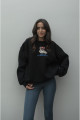 Siyah Ayıcık Baskılı Sweatshirt Siyah Ayıcık Baskılı Sweatshirt