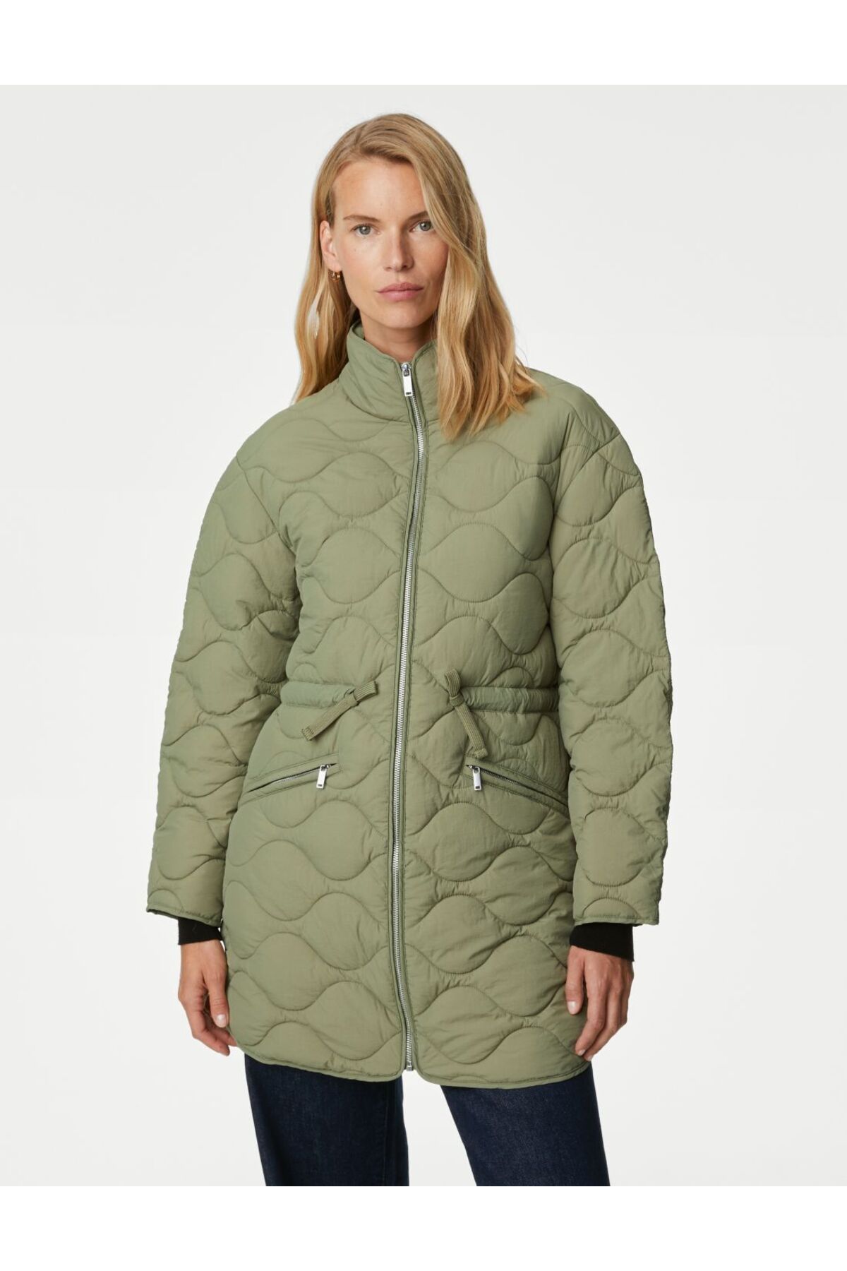 Regular Fit Thermowarmth™ Kapitone Mont Regular Fit Thermowarmth™ Kapitone Mont