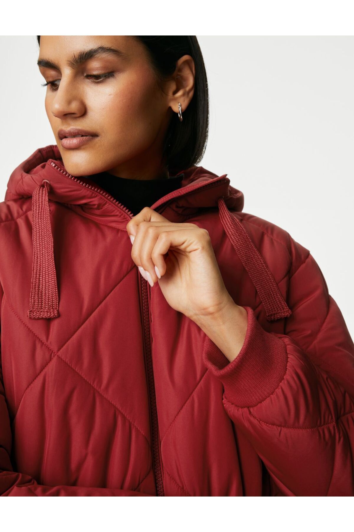 Thermowarmth™ Kapüşonlu Puffer Şişme Mont Thermowarmth™ Kapüşonlu Puffer Şişme Mont
