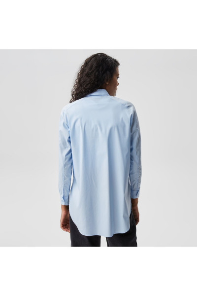 Kadın Regular Fit Mavi Gömlek Kadın Regular Fit Mavi Gömlek