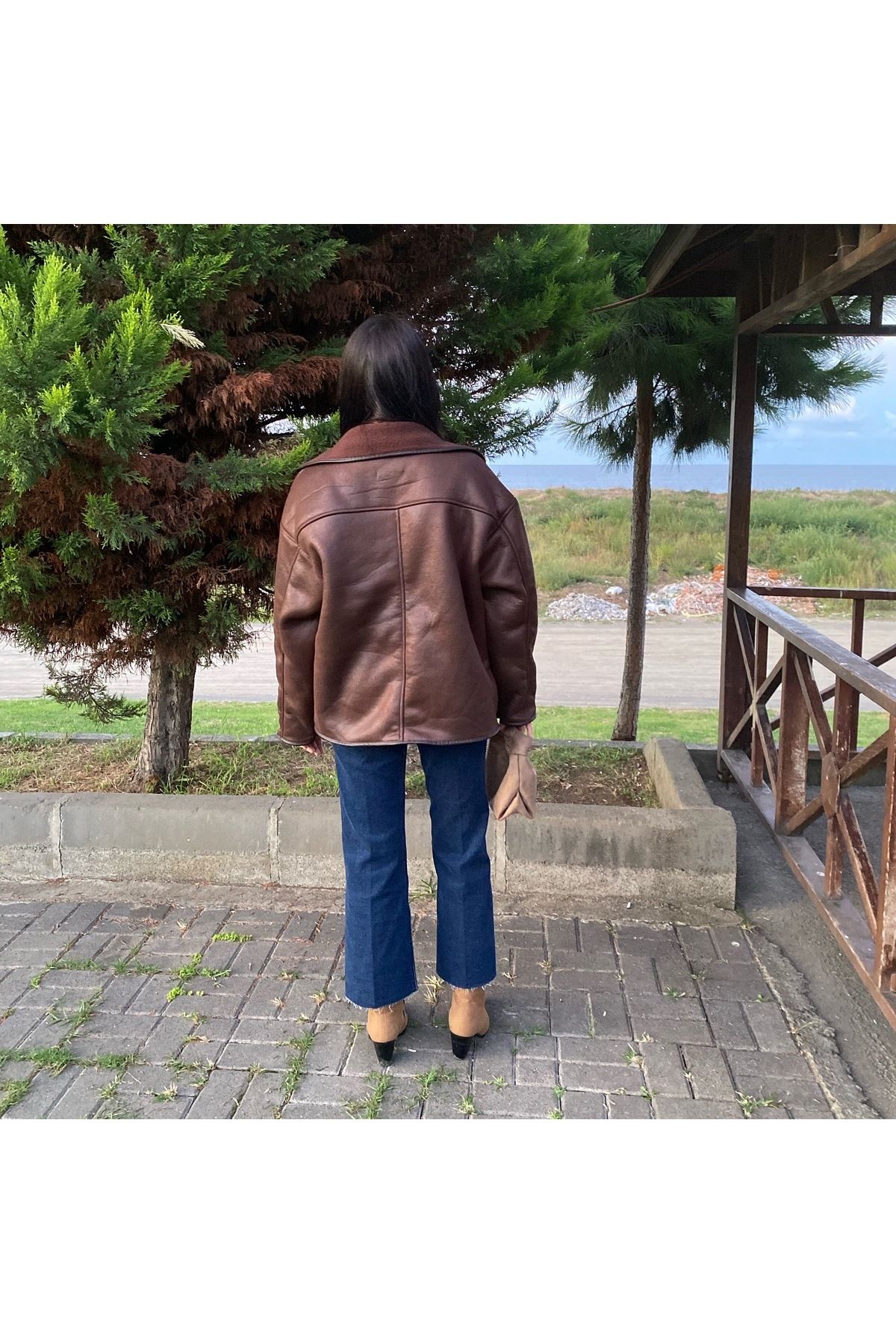ZR Model Acı Kahverengi Su İtici Özel Kumaş Teddy Kaban Mont ZR Model Acı Kahverengi Su İtici Özel Kumaş Teddy Kaban Mont