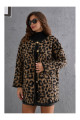 Leopar Yün Efekt Hırka Leopar Yün Efekt Hırka