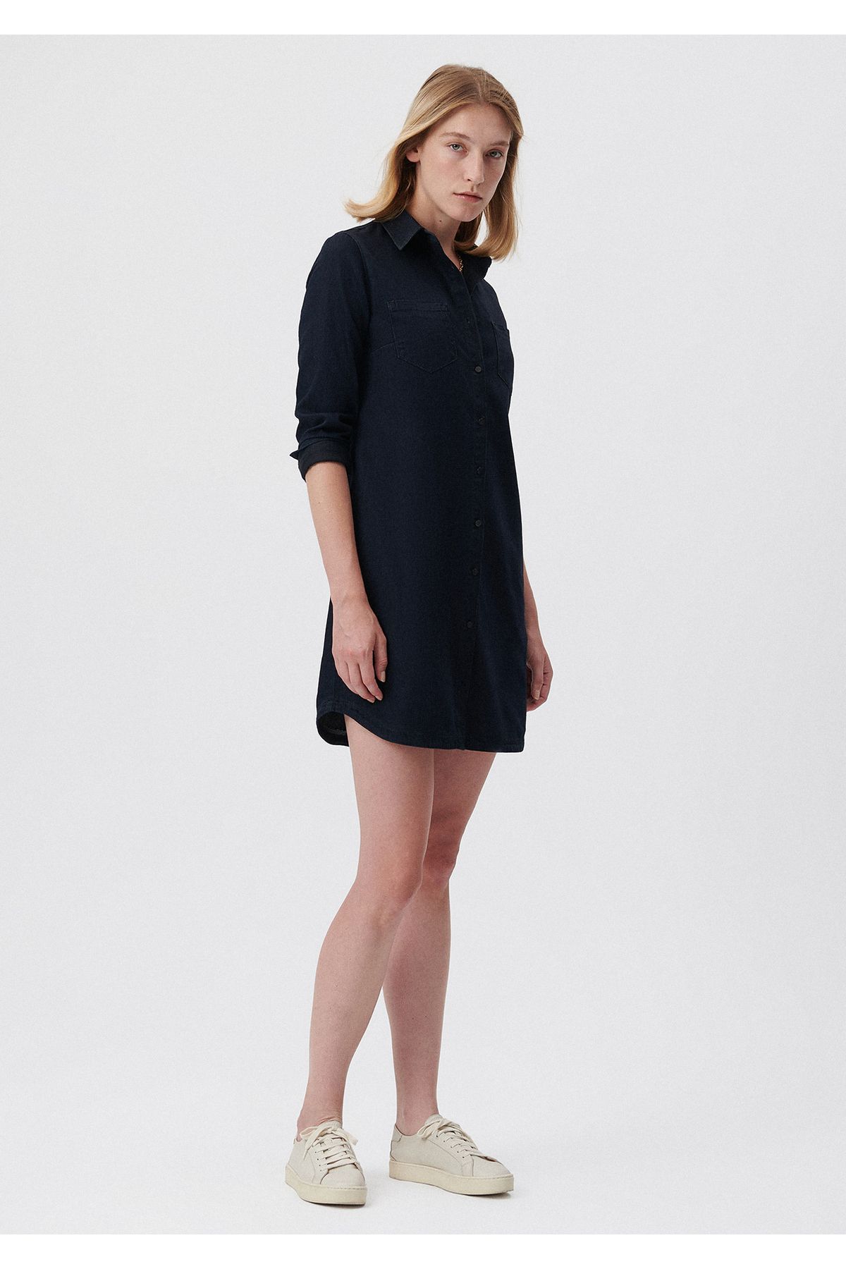 Liz Casual Indigo Si Jean Elbise 130656-85601 Liz Casual Indigo Si Jean Elbise 130656-85601