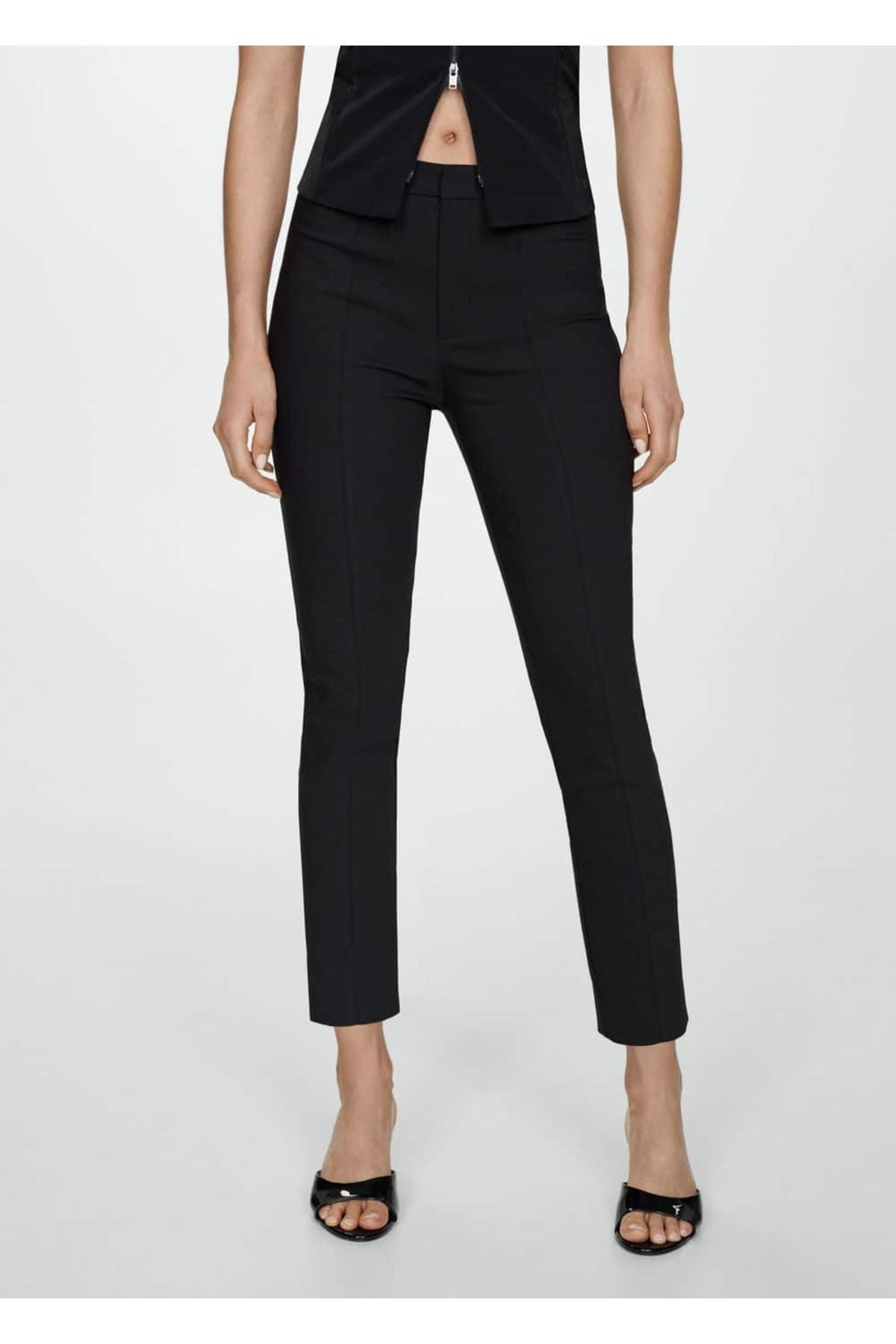 Cropped skinny pantolon