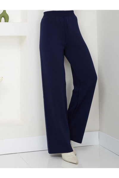 ZANSTİL Triko Geniş Paça Pantolon - Standart Beden ZANSTİL Triko Geniş Paça Pantolon - Standart Beden
