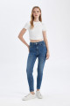 Skinny Fit Yüksek Bel Bilek Boy Jean Pantolon C7611AX24WN Skinny Fit Yüksek Bel Bilek Boy Jean Pantolon C7611AX24WN