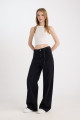 Wide Leg Geniş Bol Paça Bağcıklı Bel Cepli Uzun Jean Pantolon D5522AX24WN Wide Leg Geniş Bol Paça Bağcıklı Bel Cepli Uzun Jean Pantolon D5522AX24WN
