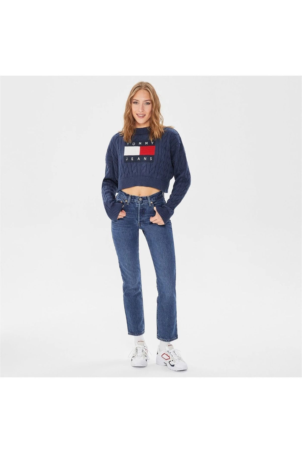 Tommy Hılfıger Kadın Kazak Dw0dw14261-c87 Tommy Hılfıger Kadın Kazak Dw0dw14261-c87