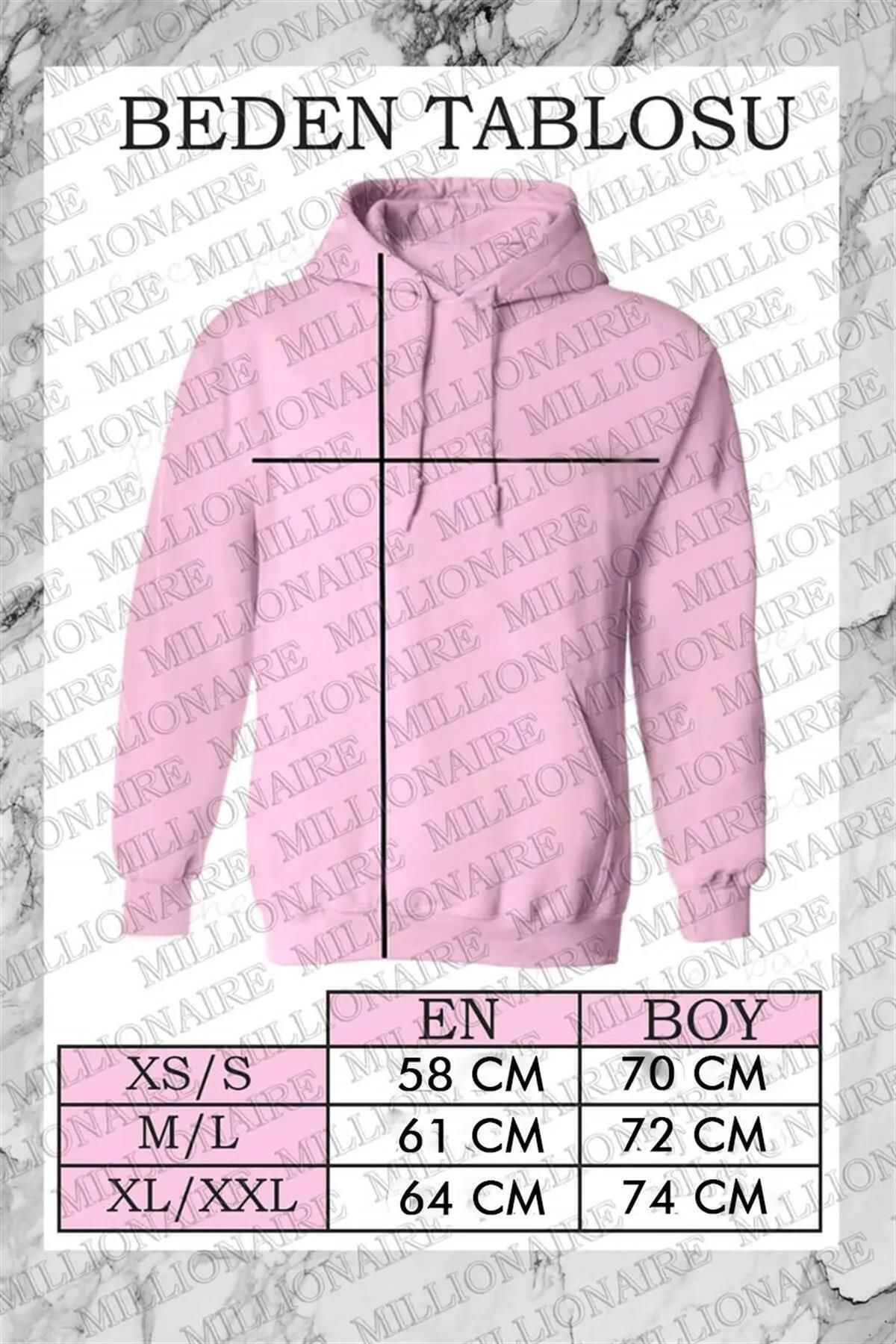 Kadın Pembe Basic 0 Sıfır Yaka Baskısız Düz Oversize Salaş Bol Kesim Polar Sweatshirt