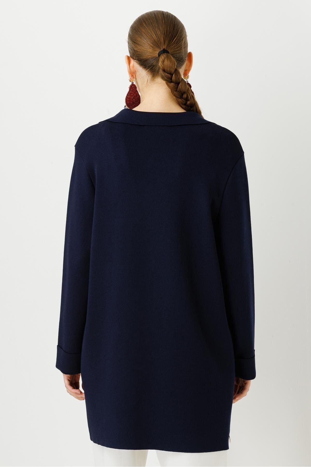 Triko Ceket Lacivert Triko Ceket Lacivert