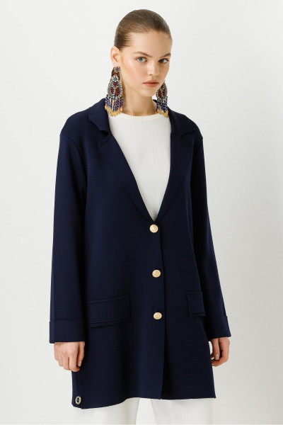 Triko Ceket Lacivert Triko Ceket Lacivert