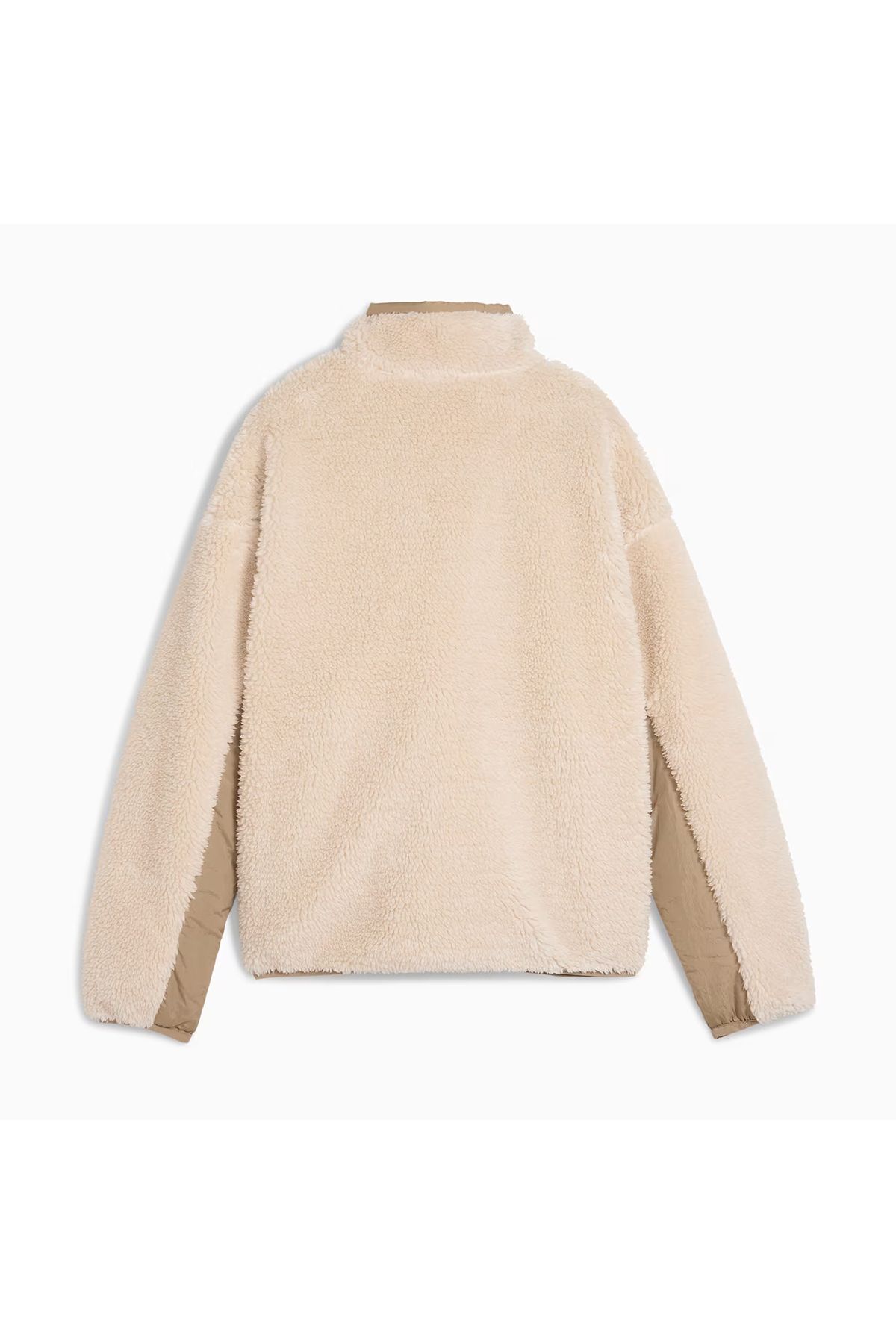 Reversible Sherpa Kadın Bej Günlük Stil Mont 62648867 Reversible Sherpa Kadın Bej Günlük Stil Mont 62648867