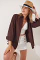 Oversize Basic Gömlek KAHVERENGİ LDD0003 Oversize Basic Gömlek KAHVERENGİ LDD0003