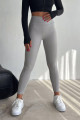 Haute Kadın Yüksek Bel Toparlayıcı Çift Cepli Leggings Fitness Tayt 1092