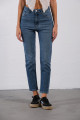 Mavi Yüksek Bel, Esnek Skinny Denim Dar Kalıp Mom Jean Kadın Kot Pantolon @cremona Mavi Yüksek Bel, Esnek Skinny Denim Dar Kalıp Mom Jean Kadın Kot Pantolon @cremona