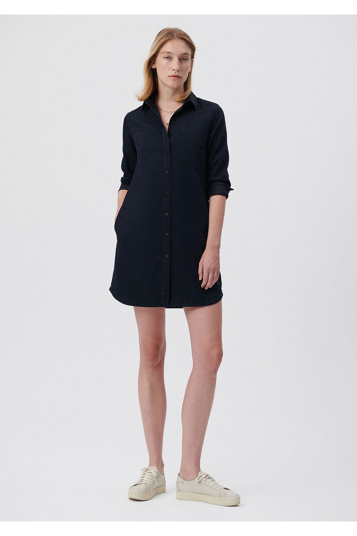 Liz Casual Indigo Si Jean Elbise 130656-85601 Liz Casual Indigo Si Jean Elbise 130656-85601
