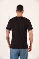 Siyah Relaxed Fit Pamuklu Erkek 5'li T-shirt