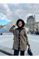 Leopar Triko Hırka Leopar Triko Hırka