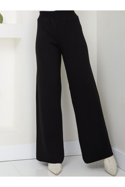 ZANSTİL Triko Geniş Paça Pantolon - Standart Beden ZANSTİL Triko Geniş Paça Pantolon - Standart Beden